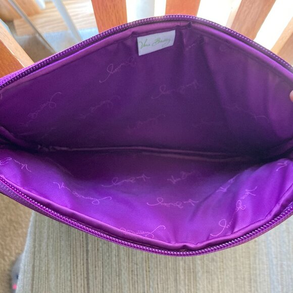 Vera Bradley Medium iPad Tablet Sleeve NWT Purple w/ Butterflies Flutterby - Picture 4 of 12